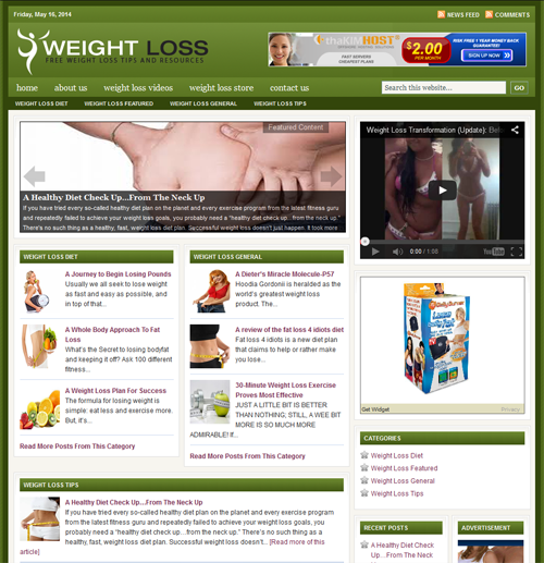 Weight Loss Done-for-you Turnkey Niche Blog Business with Amazing Content Weight Loss Done-for-you Turnkey Niche Blog Business with Amazing Content